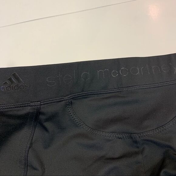 Stella McCartney Adidas black Capri gym leggings S - Picture 9 of 14